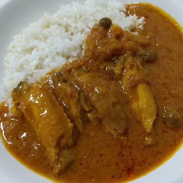 鶏手羽中としめじのチキンカレー Ver.2